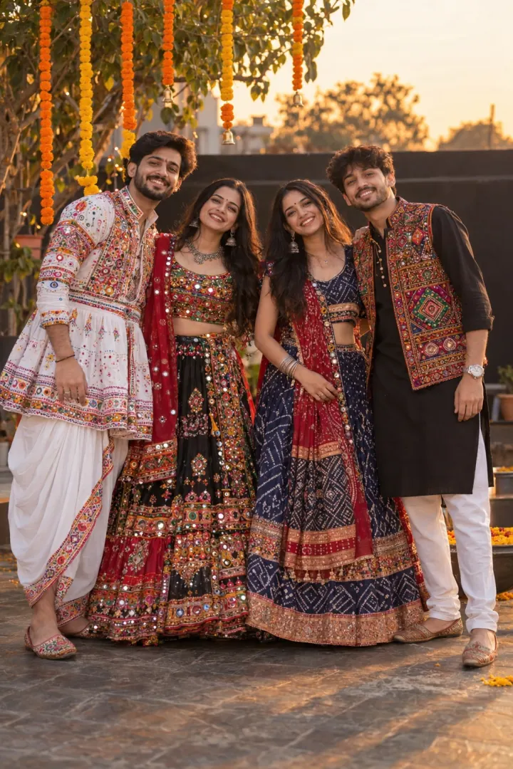 Dandiya Dressing Ideas for Girls and Boys