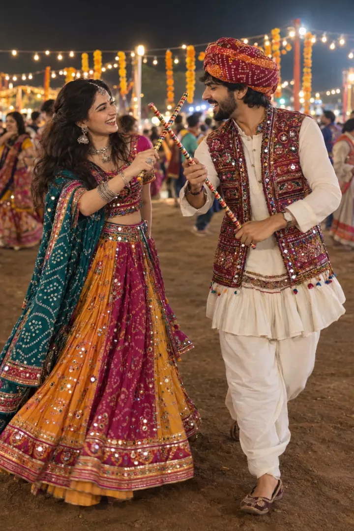 Garba Couple Photo Kit — Garba Photo Ideas for Couples 101 ebook cover